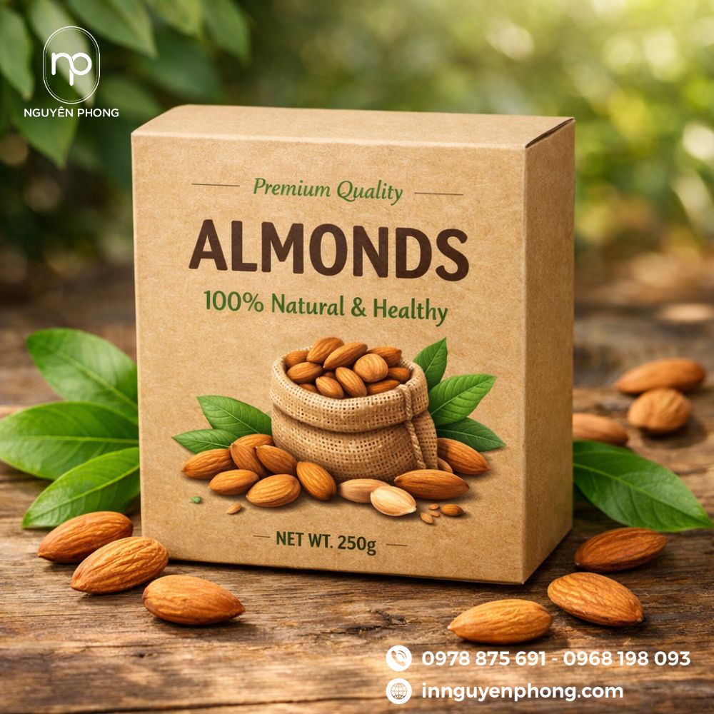 Mẫu thiết kế hộp giấy chất liệu kraft